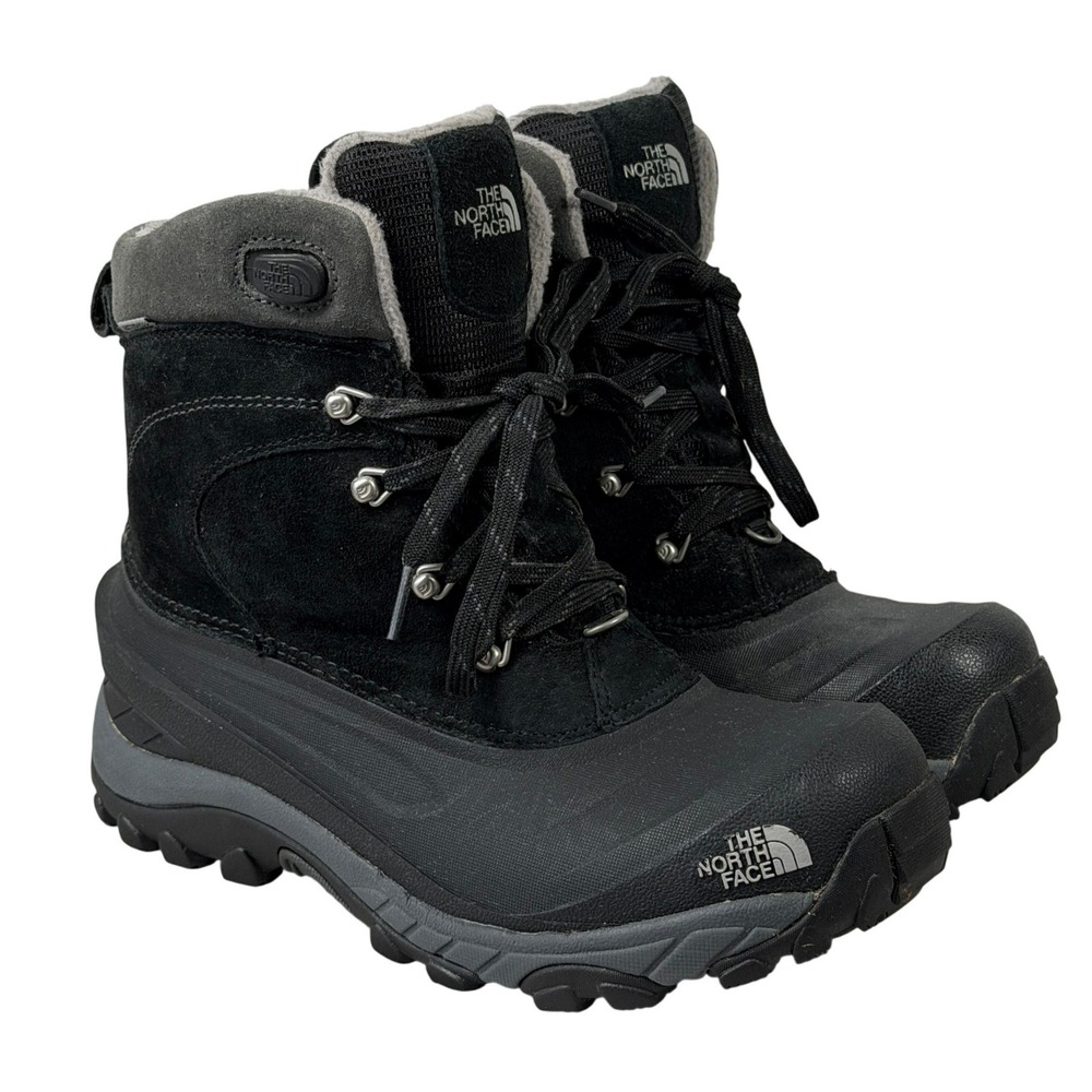 The North Face Mens 8.5 Heatseeker 200g Insulated Winter Boots Black Suede AWMC